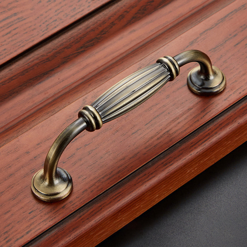 Furniture Door Pull Handle Retro Zinc Alloy Cabinet Drawer Wardrobe Handle, 22mm Screw