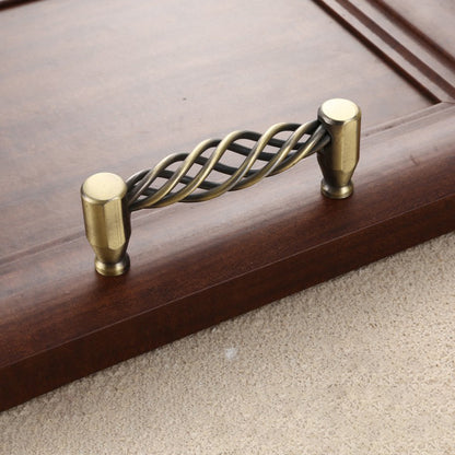 Vintage Kitchen Cabinet Handles Iron Dresser Handles 22mm Screw Hollow Out Birdcage Pulls Room Accessories