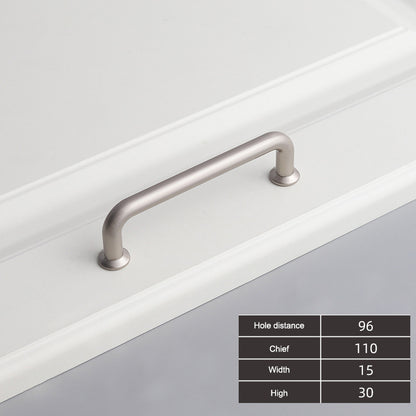 Modern Handle Cabinet Pull Zinc Alloy Kitchen Door Drawer Knob Cupboard Handle with 22mm Screw