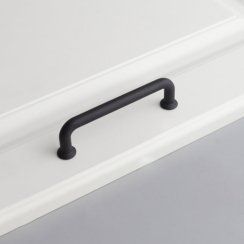 Modern Handle Cabinet Pull Zinc Alloy Kitchen Door Drawer Knob Cupboard Handle with 22mm Screw