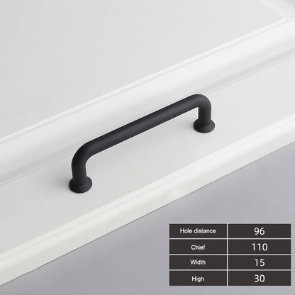 Modern Handle Cabinet Pull Zinc Alloy Kitchen Door Drawer Knob Cupboard Handle with 22mm Screw