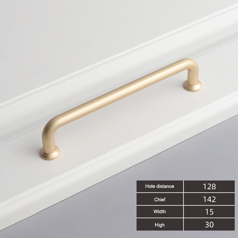 Zinc Alloy Handle Modern Cabinet Kitchen Door Drawer Pull Knob Cupboard Handle with 22mm Screw