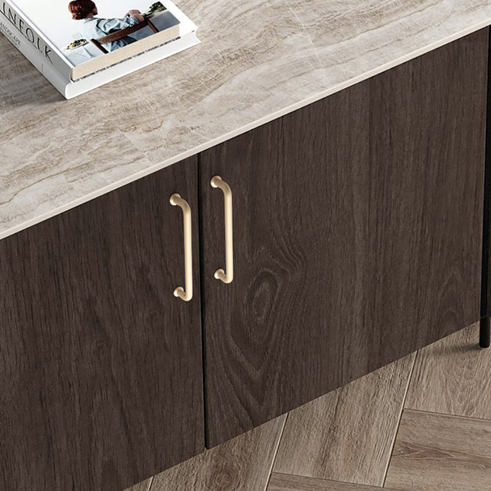 Zinc Alloy Handle Modern Cabinet Kitchen Door Drawer Pull Knob Cupboard Handle with 22mm Screw