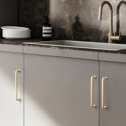 Zinc Alloy Handle Modern Cabinet Kitchen Door Drawer Pull Knob Cupboard Handle with 22mm Screw