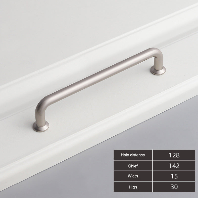 Zinc Alloy Handle Modern Cabinet Kitchen Door Drawer Pull Knob Cupboard Handle with 22mm Screw