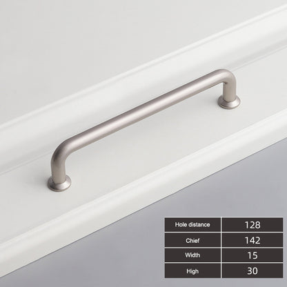 Zinc Alloy Handle Modern Cabinet Kitchen Door Drawer Pull Knob Cupboard Handle with 22mm Screw