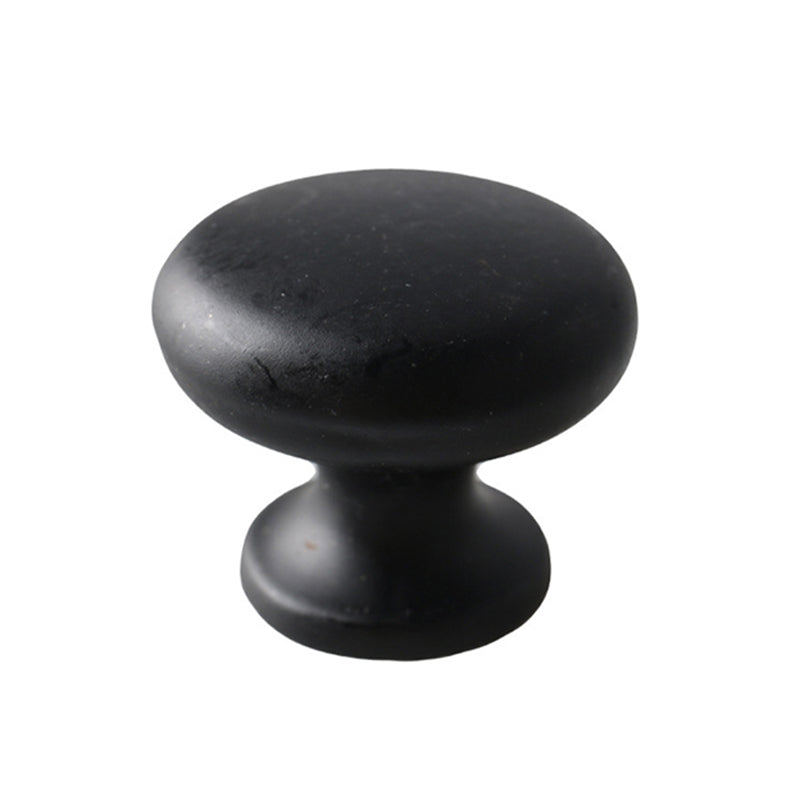 European Style Single Hole Furniture Pull Handle Drawer Cabinet Wardrobe Door Knob with 25mm Screw