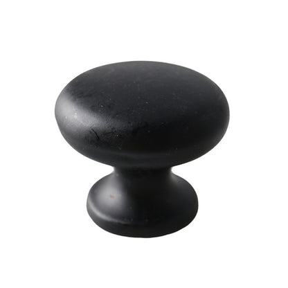 European Style Single Hole Furniture Pull Handle Drawer Cabinet Wardrobe Door Knob with 25mm Screw
