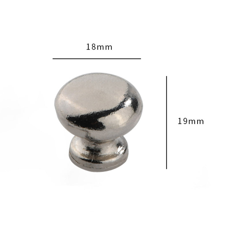European Style Single Hole Furniture Pull Handle Drawer Cabinet Wardrobe Door Knob with 25mm Screw