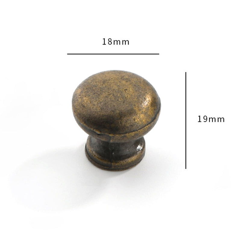 European Style Single Hole Furniture Pull Handle Drawer Cabinet Wardrobe Door Knob with 25mm Screw