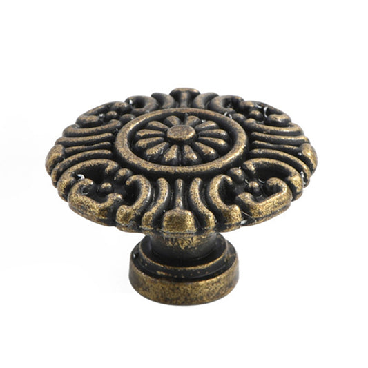 European Style Zinc Alloy Cabinet Pulls Handle 25mm Screw Antique Drawer Wardrobe Knob Pulls