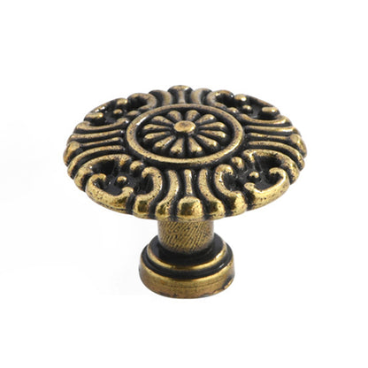 European Style Zinc Alloy Cabinet Pulls Handle 25mm Screw Antique Drawer Wardrobe Knob Pulls