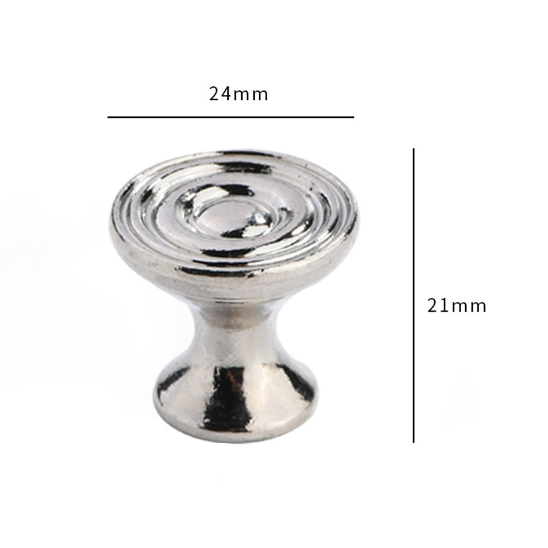 European Style Zinc Alloy Cabinet Pulls Handle 25mm Screw Antique Drawer Wardrobe Knob Pulls