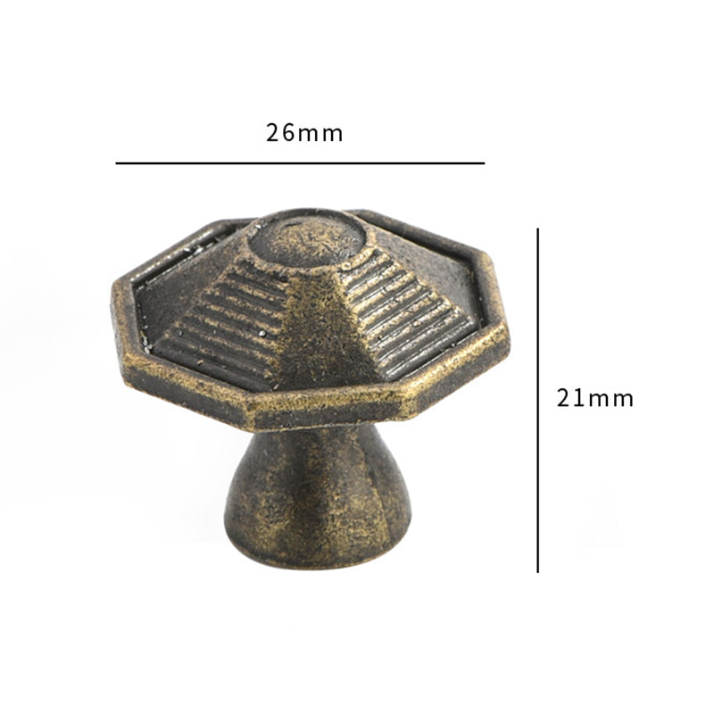 European Style Zinc Alloy Cabinet Pulls Handle 25mm Screw Antique Drawer Wardrobe Knob Pulls