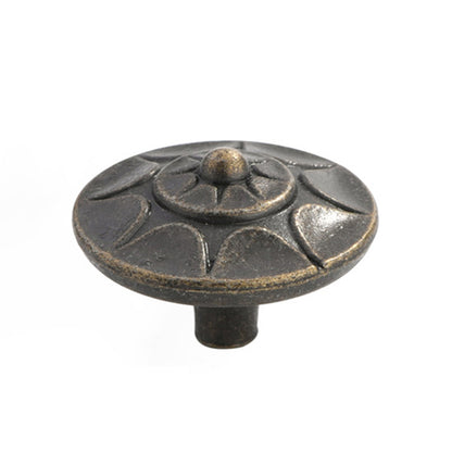 European Style Zinc Alloy Cabinet Pulls Handle 25mm Screw Antique Drawer Wardrobe Knob Pulls