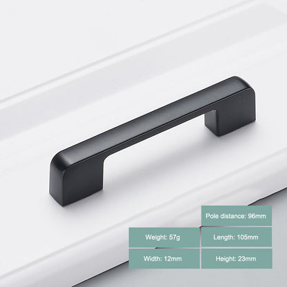 Modern Cabinet Handle Furniture Parts Zinc Alloy Drawer Wardrobe Puller Handle