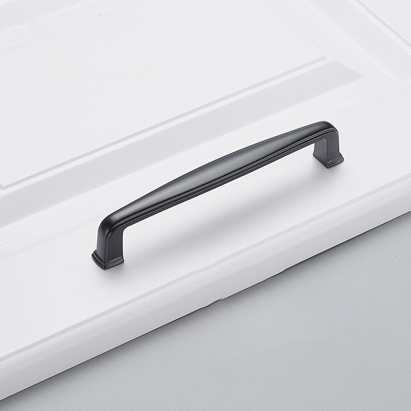 Modern Cabinet Handle Furniture Parts Zinc Alloy Drawer Wardrobe Puller Handle