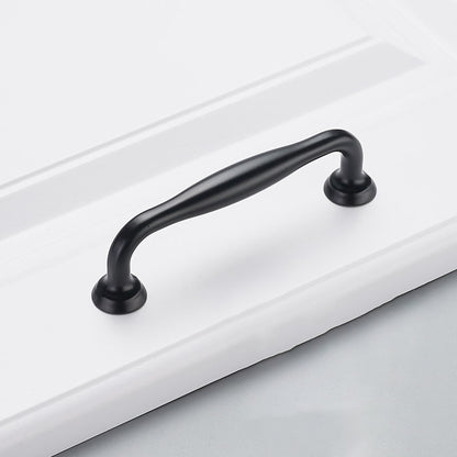 Modern Cabinet Handle Furniture Parts Zinc Alloy Drawer Wardrobe Puller Handle