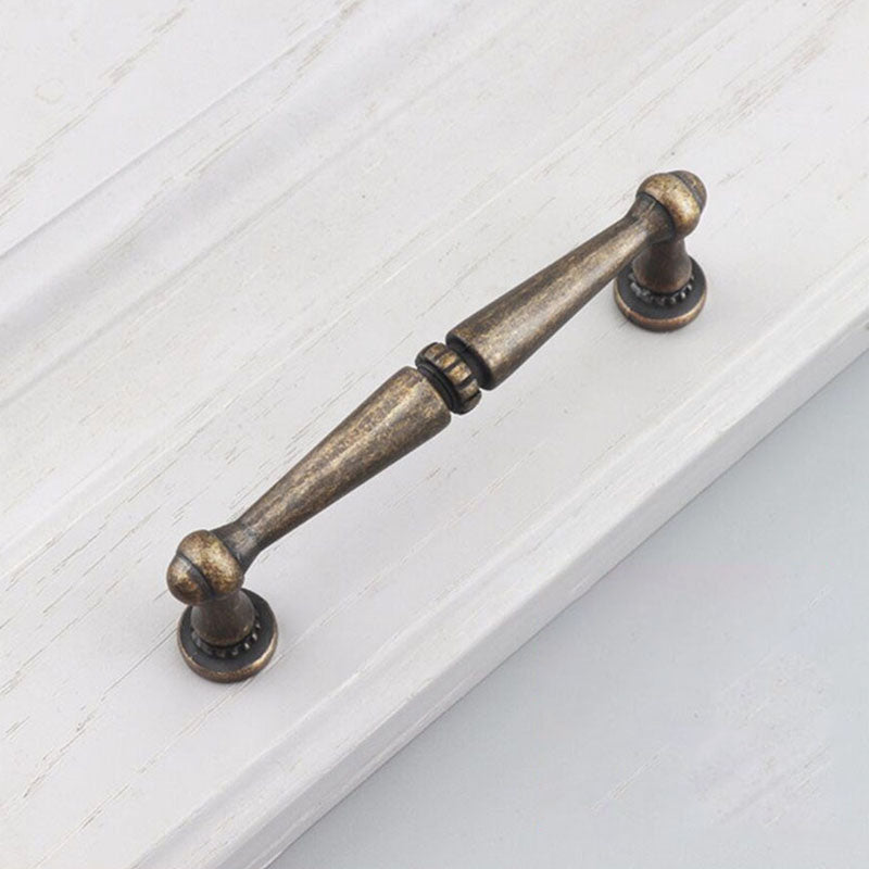 Furniture Handle Retro Zinc Alloy Cabinet Cupboard Pull Drawer Knob with 25mm Screw, Hole Distance: 96mm