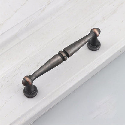 Furniture Handle Retro Zinc Alloy Cabinet Cupboard Pull Drawer Knob with 25mm Screw, Hole Distance: 96mm
