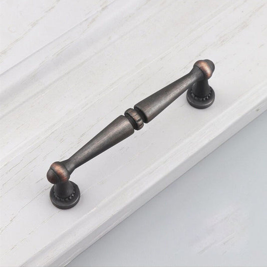 Furniture Handle Retro Zinc Alloy Cabinet Cupboard Pull Drawer Knob with 25mm Screw, Hole Distance: 96mm