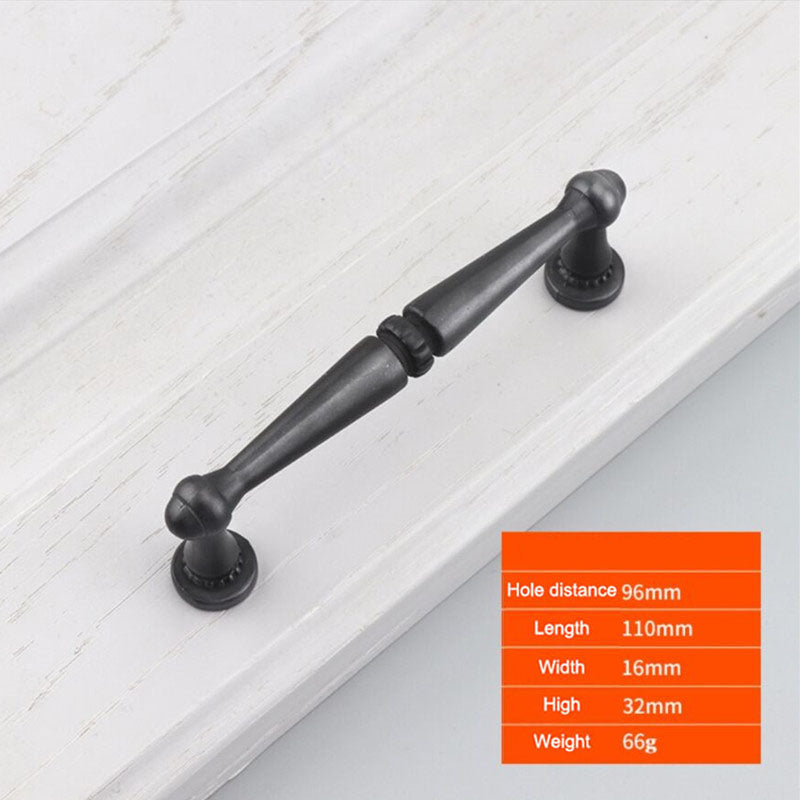 Furniture Handle Retro Zinc Alloy Cabinet Cupboard Pull Drawer Knob with 25mm Screw, Hole Distance: 96mm