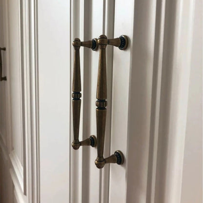 Furniture Handle Retro Zinc Alloy Cabinet Cupboard Pull Drawer Knob with 25mm Screw, Hole Distance: 96mm