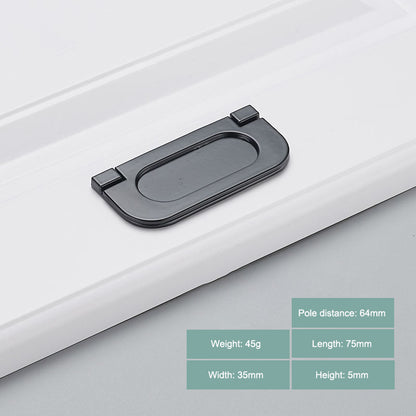 Modern Cabinet Handle Zinc Alloy Drawer Wardrobe Cupboard Puller Furniture Parts