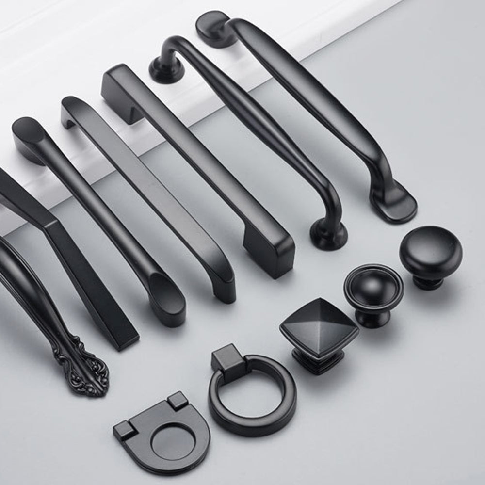 Modern Cabinet Handle Zinc Alloy Drawer Wardrobe Cupboard Puller Furniture Parts