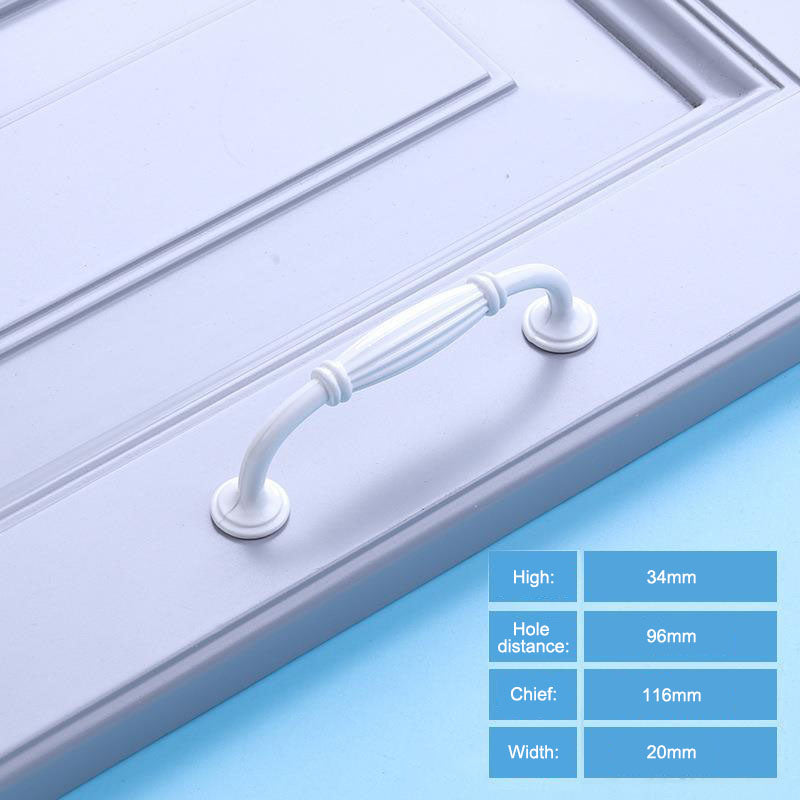 American Style Furniture Handle Aluminum Alloy Drawer Wardrobe Cabinet Puller Door Handle