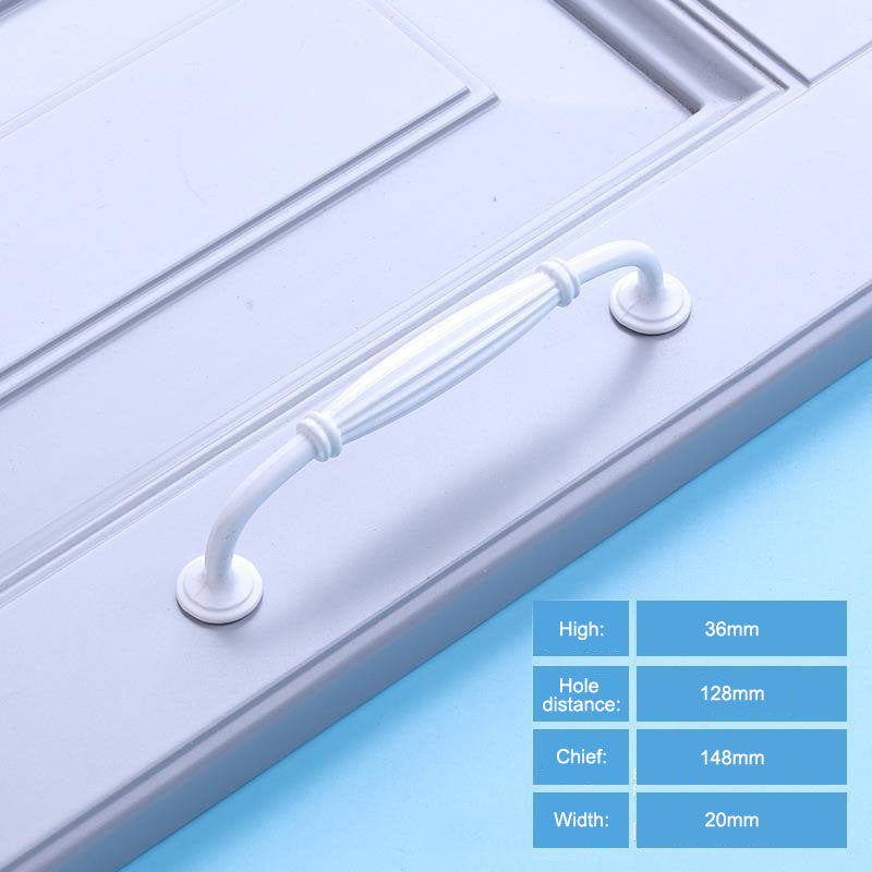 American Style Furniture Handle Aluminum Alloy Drawer Wardrobe Cabinet Puller Door Handle
