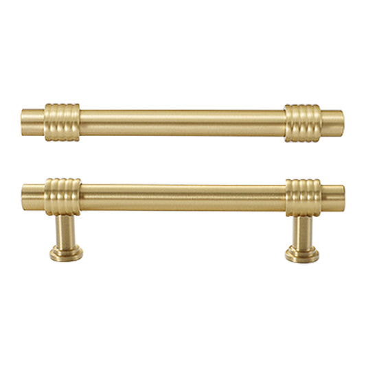Copper Cabinet Pull Closet Dresser Drawer Pull Handle Replacement with 25mm Screw, 96mm Hole Distance