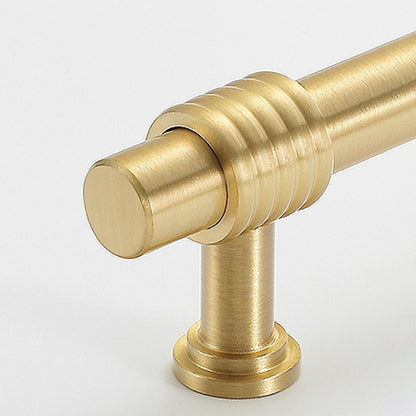 Copper Cabinet Pull Closet Dresser Drawer Pull Handle Replacement with 25mm Screw, 96mm Hole Distance