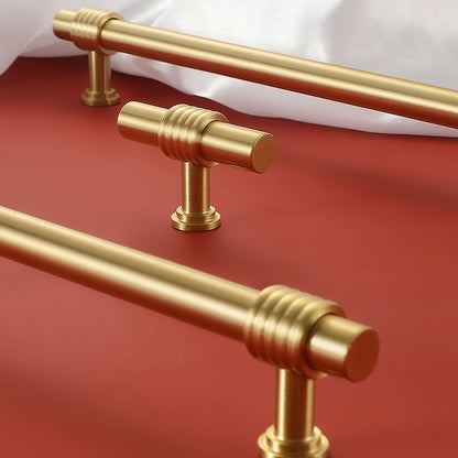Copper Cabinet Pull Closet Dresser Drawer Pull Handle Replacement with 25mm Screw, 96mm Hole Distance