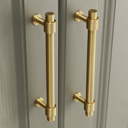 Copper Cabinet Pull Closet Dresser Drawer Pull Handle Replacement with 25mm Screw, 96mm Hole Distance