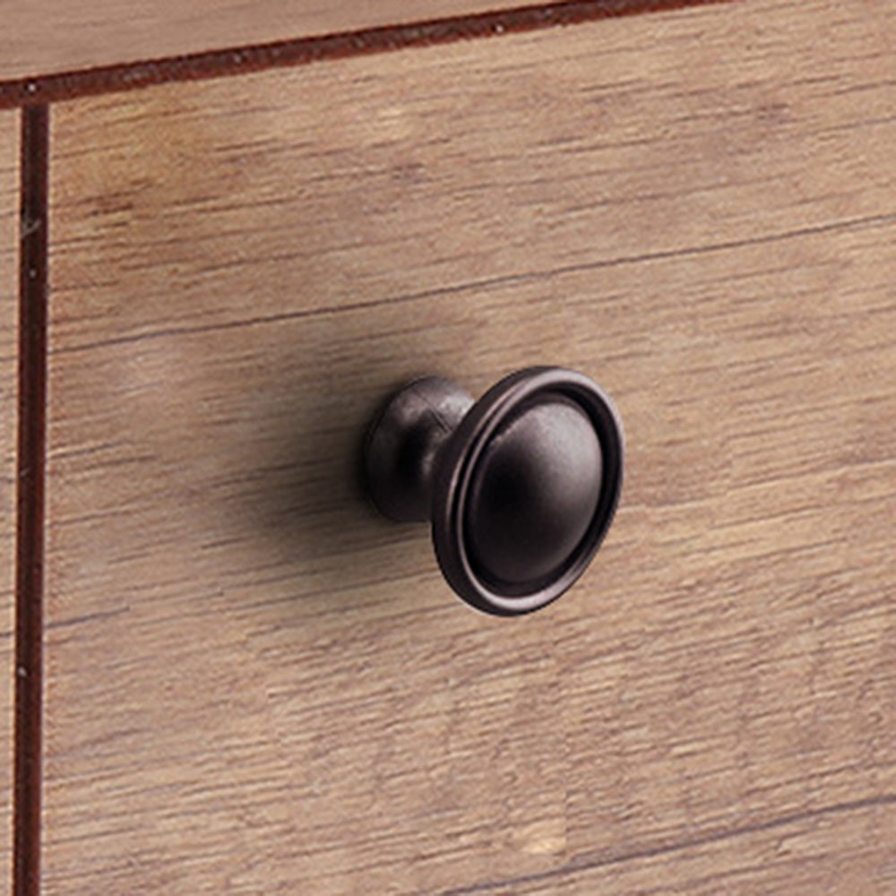 Zinc Alloy Cabinet Pull Handle Drawer Wardrobe Knob with 25mm Screw