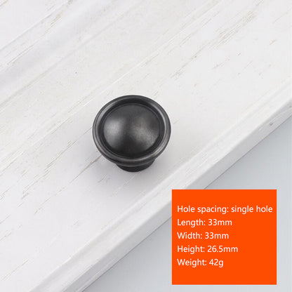 Zinc Alloy Cabinet Pull Handle Drawer Wardrobe Knob with 25mm Screw