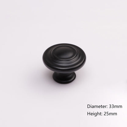 Zinc Alloy Cabinet Pull Handle Drawer Wardrobe Knob with 25mm Screw