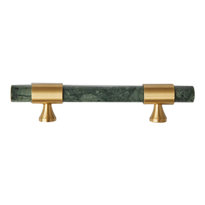 Marble+Brass 188mm Pull Handle Replacement for Home Bedroom Wardrobe Kitchen Cabinet with 25mm Screw, 128mm Hole Distance