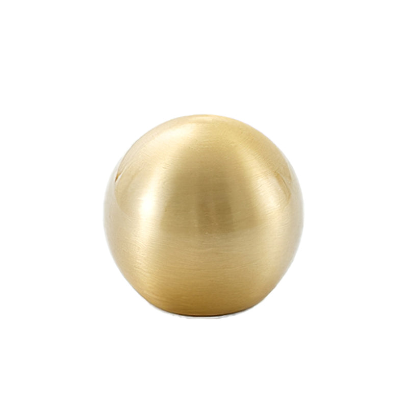 Simple Style Pure Copper Pull Round Cabinet Handle Drawer Wardrobe Knob with 25mm Screw