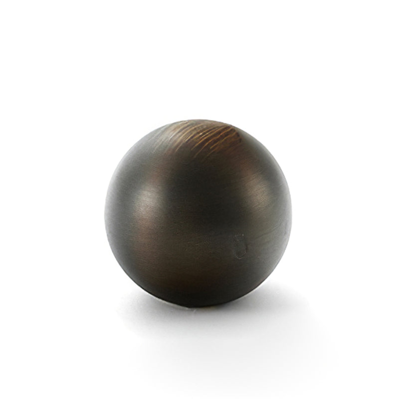 Simple Style Pure Copper Pull Round Cabinet Handle Drawer Wardrobe Knob with 25mm Screw