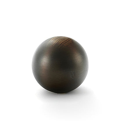 Simple Style Pure Copper Pull Round Cabinet Handle Drawer Wardrobe Knob with 25mm Screw