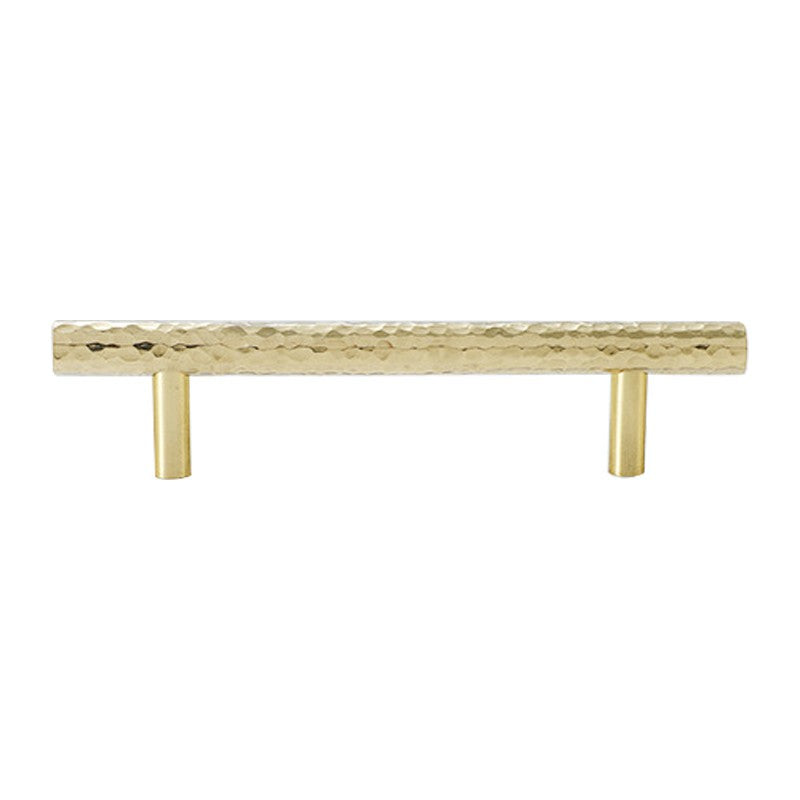 96mm Hole Pitch Hammered Texture Brass Pull Handle Cabinet Drawer Wardrobe Furniture Handle with 25mm Screw