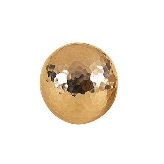 32mm Round Ball Brass Cabinet Handle Hammered Texture Drawer Wardrobe Cupboard Furniture Knob