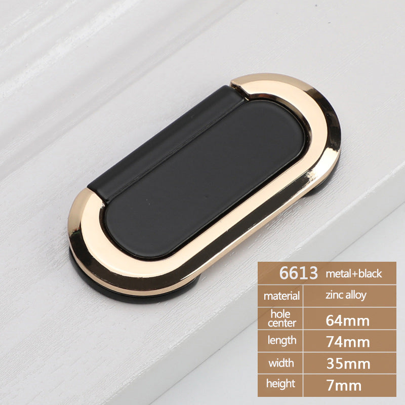 Stylish Zinc Alloy Foldable Furniture Handle Cabinet Drawer Wardrobe Pull Handle with 22mm Screw