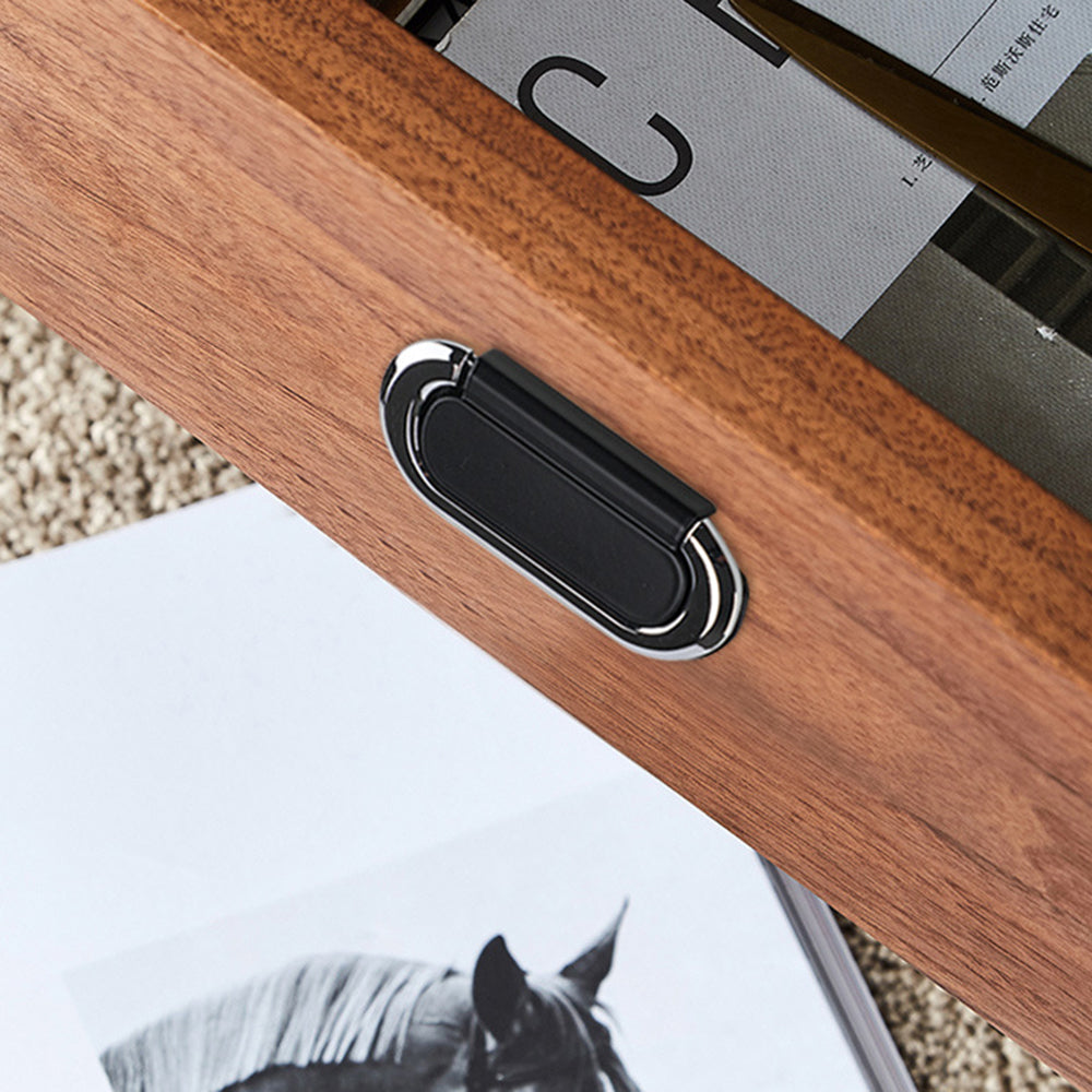 Stylish Zinc Alloy Foldable Furniture Handle Cabinet Drawer Wardrobe Pull Handle with 22mm Screw