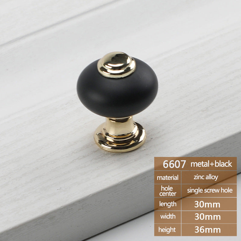 Stylish Cabinet Handle Drawer Wardrobe Cupboard Puller Zinc Alloy Furniture Door Knob with 22mm Screw