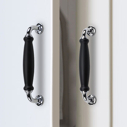 Metal Cabinet Pulls Handles with 22mm Screw, 128 Hole Distance, Aluminum Alloy Wardrobe Drawer Pulls