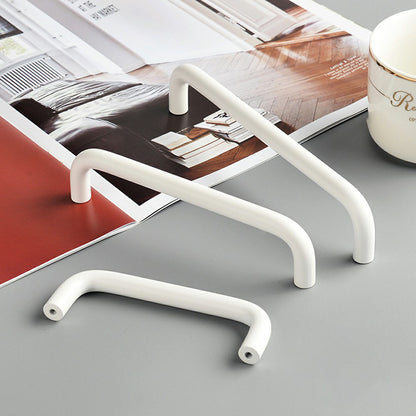 Aluminum Alloy Cabinet Pulls Handles with 22mm Screw, Wardrobe Drawer Hardware Metal Pulls