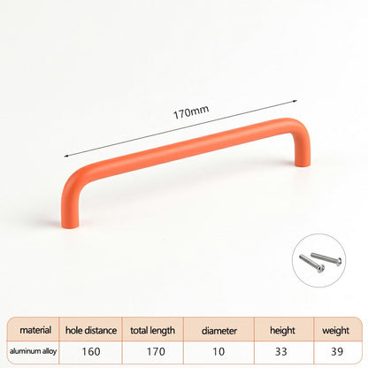 Aluminum Alloy Cabinet Pulls Handles with 22mm Screw, Wardrobe Drawer Hardware Metal Pulls